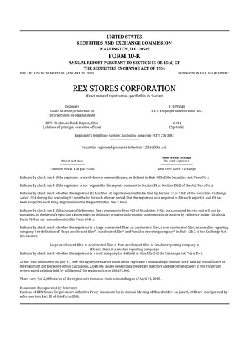 Thumbnail REX American Resources
 10-K Annual Report 