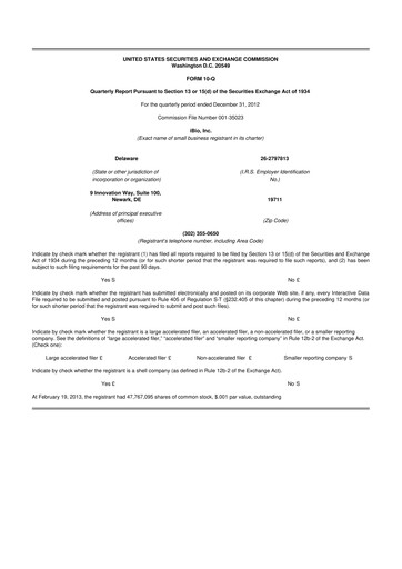 Thumbnail iBio 10-Q Quarterly Report FY 