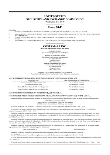 Thumbnail Costamare
 20-F Annual Report 2014