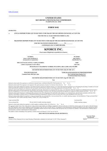 Thumbnail Kforce 10-K Annual Report 2016