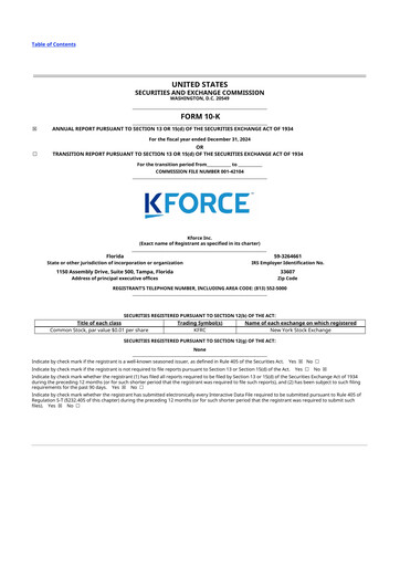 Thumbnail Kforce 10-K Annual Report 2024