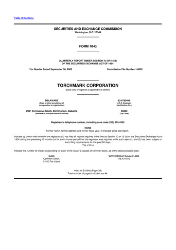 Thumbnail Globe Life
 10-Q Quarterly Report FY 