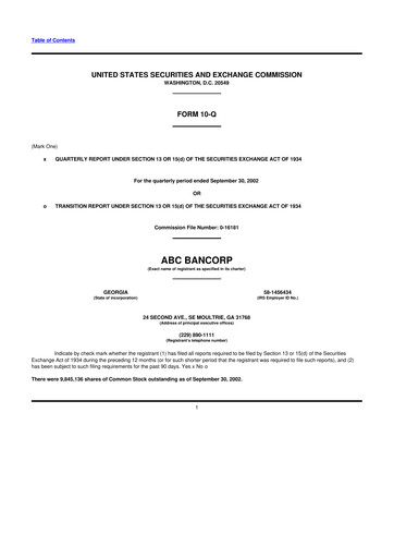 Miniature Ameris Bancorp
 10-Q Rapport trimestriel  