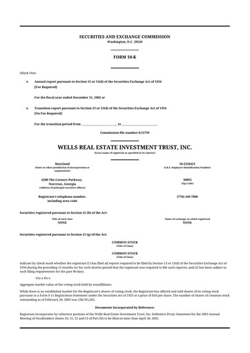 Thumbnail Piedmont Realty Trust 10-K Annual Report 