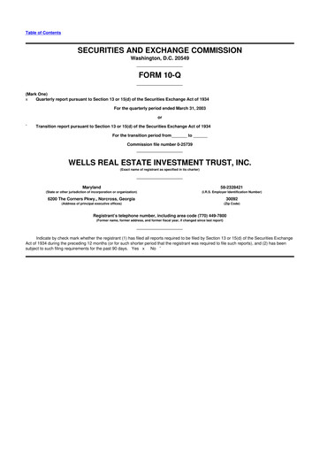 Thumbnail Piedmont Realty Trust 10-Q Quarterly Report FY 