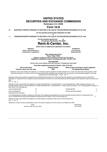 Thumbnail Upbound Group 10-Q Quarterly Report FY2020 