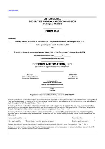 Vorschaubild Azenta 10-Q Quartalsbericht 2017 