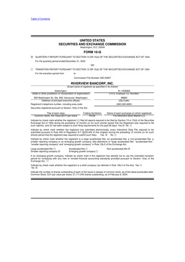 Thumbnail Riverview Bancorp 10-Q Quarterly Report FY2024 