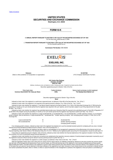 Thumbnail Exelixis 10-K Annual Report 2025