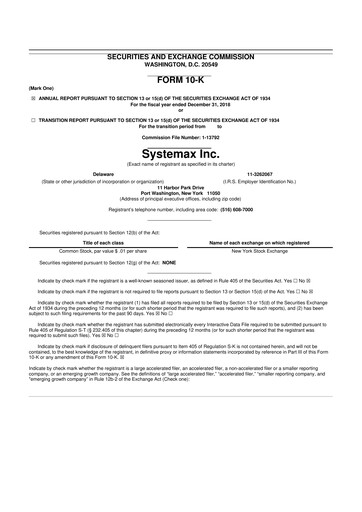 Thumbnail Global Industrial Company 10-K Annual Report 2018