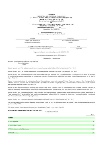 Thumbnail AIM ImmunoTech
 10-K Annual Report 2013