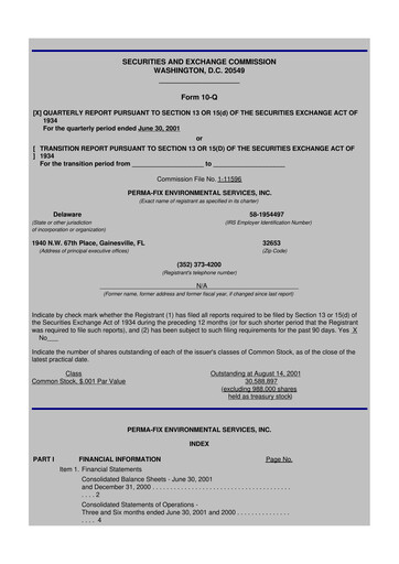 Thumbnail Perma-Fix Environmental Services 10-Q Quarterly Report FY 