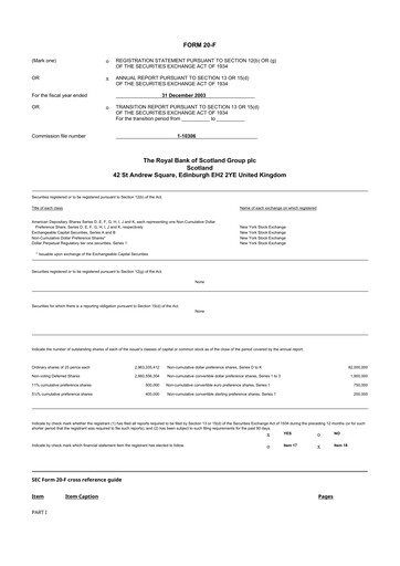 Miniature NatWest Group 20-F Rapport annuel 