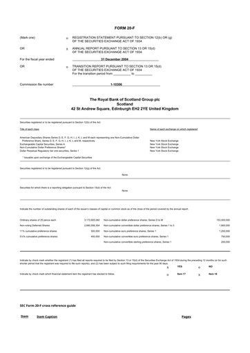 Miniature NatWest Group 20-F Rapport annuel 