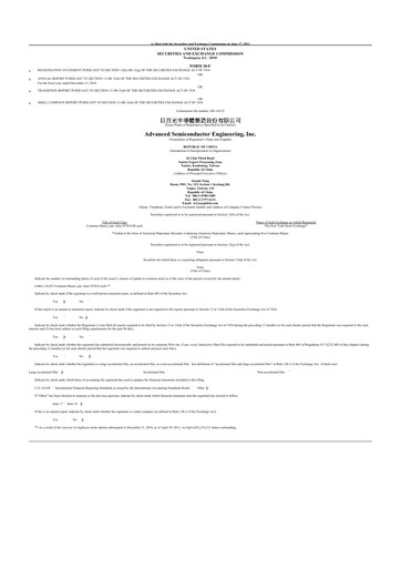 Vorschaubild ASE Group
 20-F Jahresbericht 