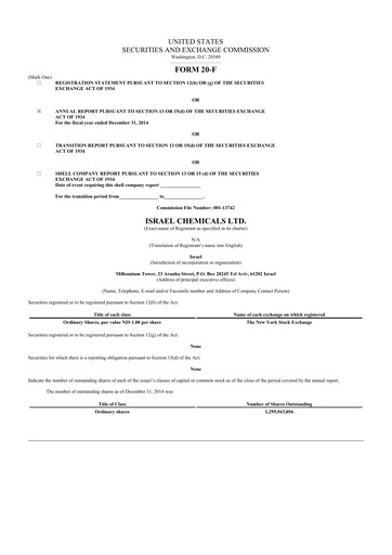 Thumbnail ICL Group 20-F Annual Report 