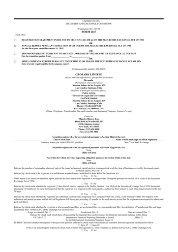 Thumbnail Geopark 20-F Annual Report 