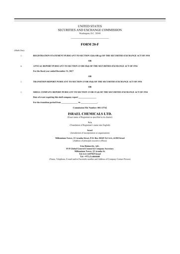 Thumbnail ICL Group 20-F Annual Report 2017