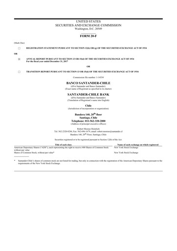 Thumbnail Banco Santander-Chile 20-F Annual Report 2017