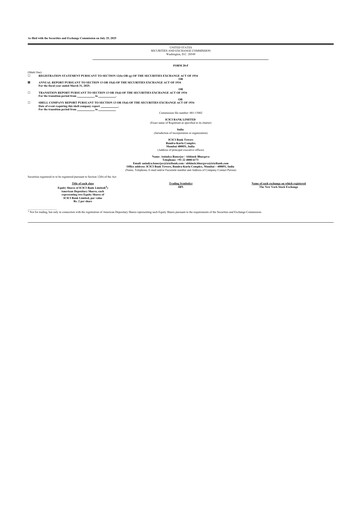 Thumbnail ICICI Bank 20-F Annual Report 