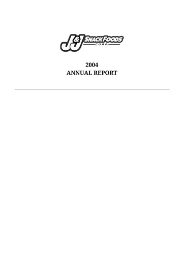 Thumbnail J&J Snack Foods
 10-K Annual Report 