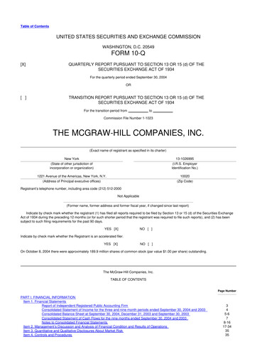 Thumbnail S&P Global 10-Q Quarterly Report FY 