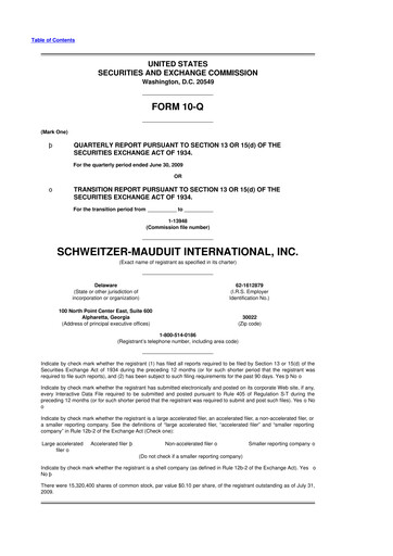 Thumbnail Mativ Holdings 10-Q Quarterly Report FY 
