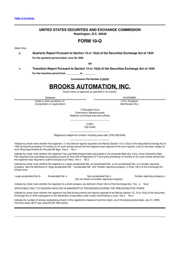 Vorschaubild Azenta 10-Q Quartalsbericht  