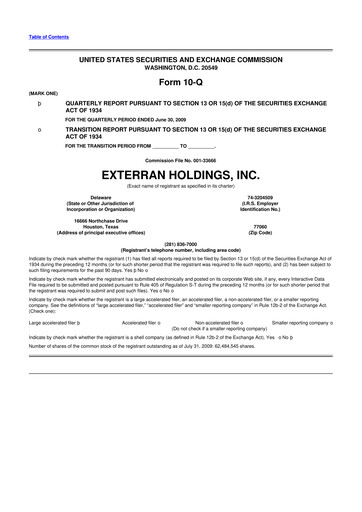 Thumbnail Archrock 10-Q Quarterly Report FY 