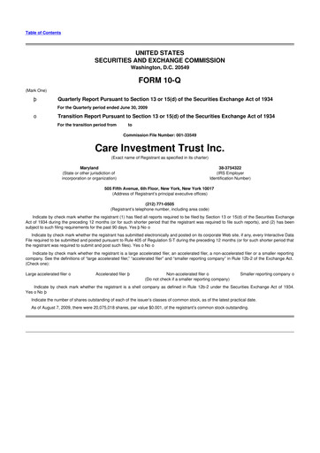 Thumbnail Tiptree 10-Q Quarterly Report FY 