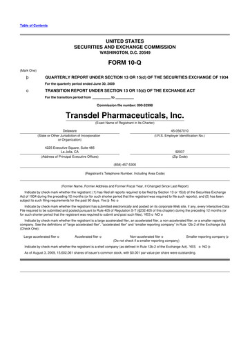 Thumbnail Harrow, Inc. 10-Q Quarterly Report FY 