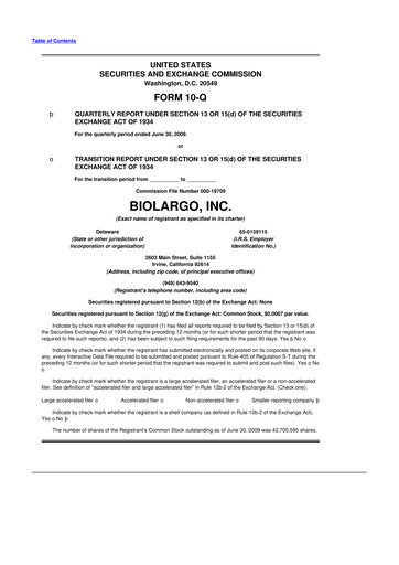 Thumbnail BioLargo 10-Q Quarterly Report FY 