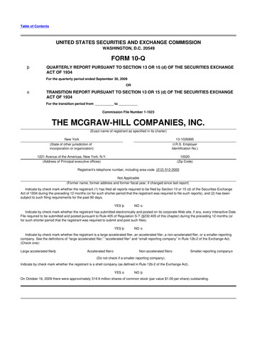 Thumbnail S&P Global 10-Q Quarterly Report FY 