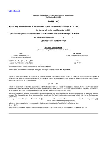 Vorschaubild Avient 10-Q Quartalsbericht  