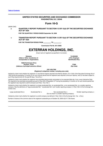 Thumbnail Archrock 10-Q Quarterly Report FY 