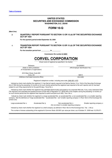 Thumbnail CorVel Corporation
 10-Q Quarterly Report FY 