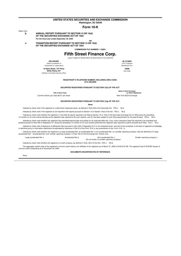 Miniature Oaktree Specialty Lending Corporation 10-K Rapport annuel 