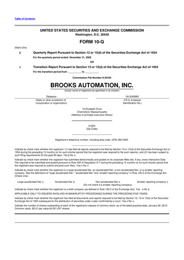 Vorschaubild Azenta 10-Q Quartalsbericht  