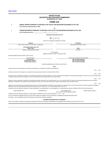 Thumbnail Ashford Hospitality Trust 10-K Annual Report 