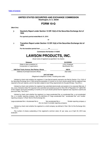 Vorschaubild Distribution Solutions Group 10-Q Quartalsbericht  