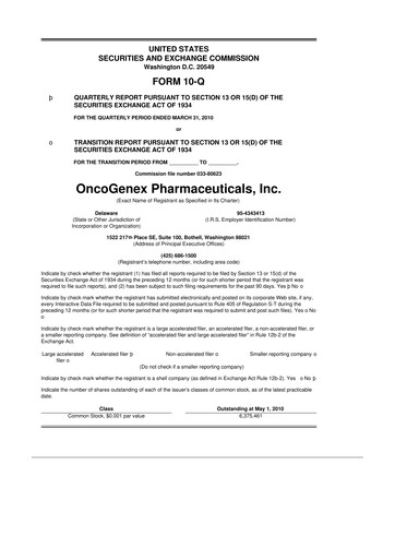 Vorschaubild Achieve Life Sciences
 10-Q Quartalsbericht  