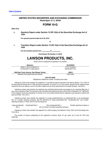 Vorschaubild Distribution Solutions Group 10-Q Quartalsbericht  