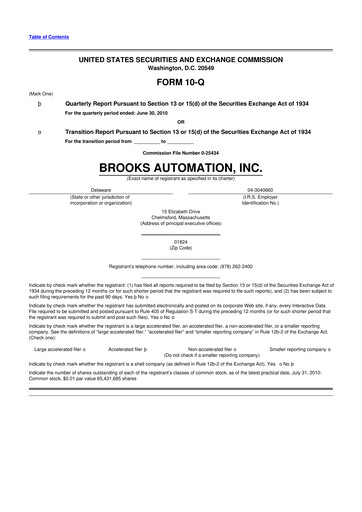 Vorschaubild Azenta 10-Q Quartalsbericht  