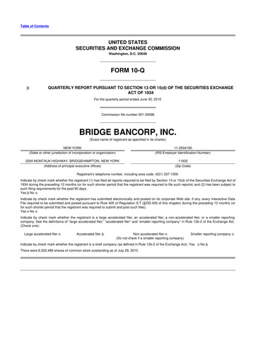 Vorschaubild Dime Community Bancshares 10-Q Quartalsbericht  