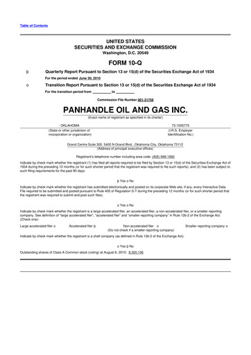 Thumbnail PHX Minerals 10-Q Quarterly Report FY 