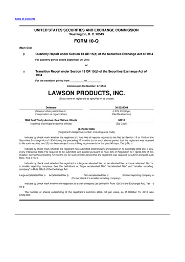 Vorschaubild Distribution Solutions Group 10-Q Quartalsbericht  