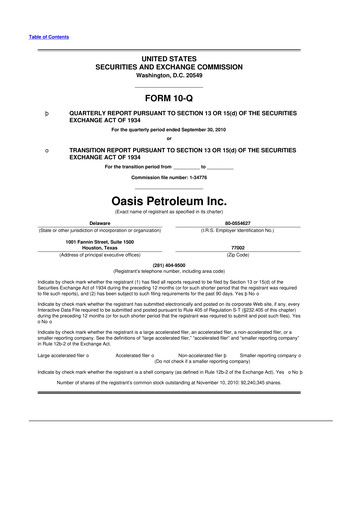 Thumbnail Chord Energy 10-Q Quarterly Report FY 