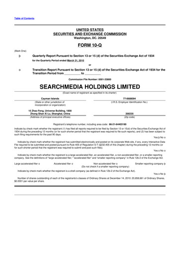 Thumbnail Fluent 10-Q Quarterly Report FY 