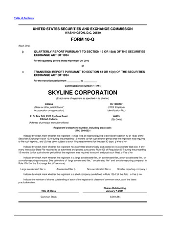 Thumbnail Champion Homes 10-Q Quarterly Report FY 
