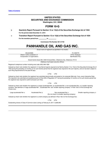 Thumbnail PHX Minerals 10-Q Quarterly Report FY 